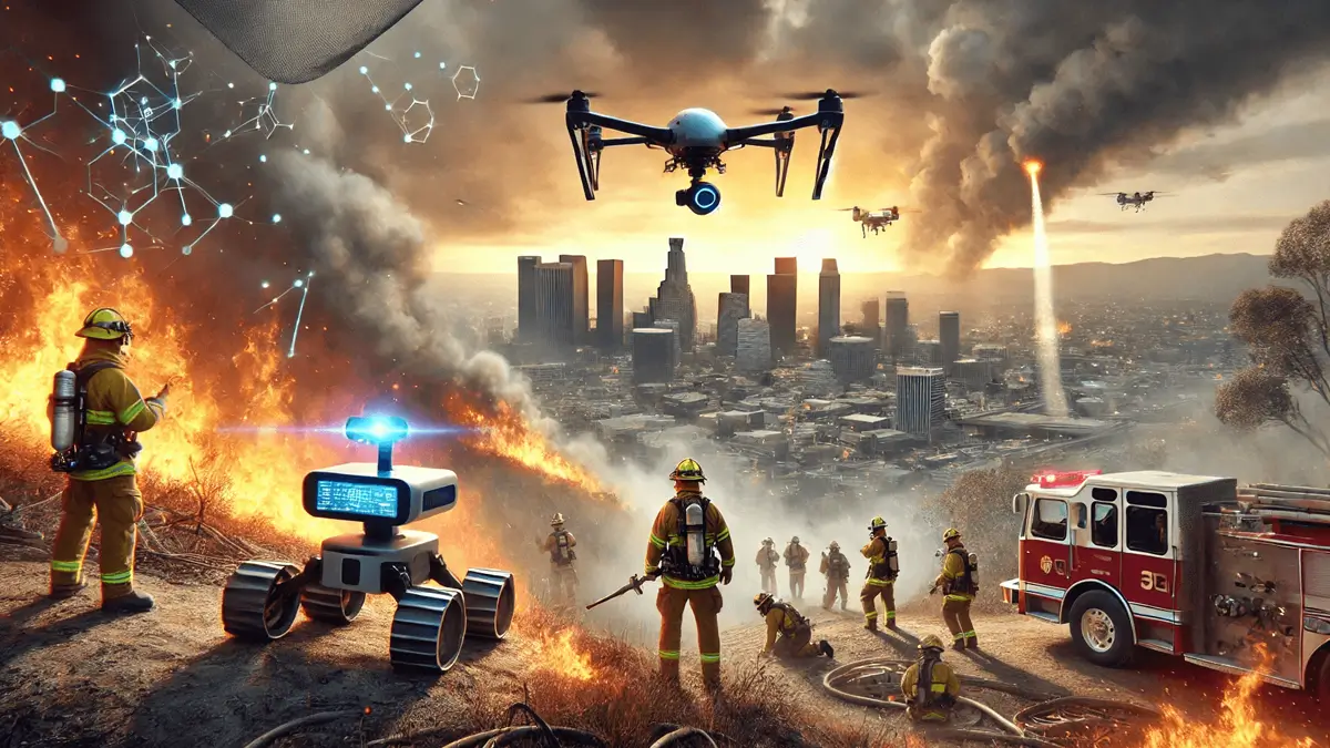 How Technology Fights Los Angeles Wildfires: AI, Drones & More