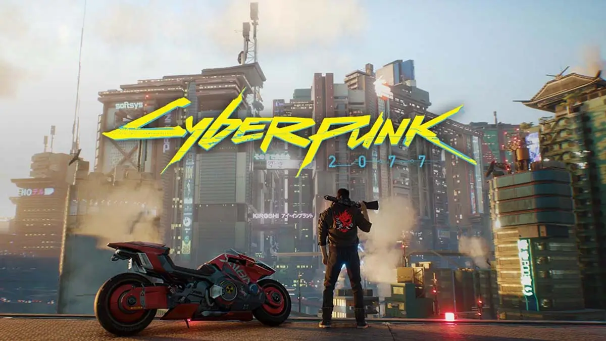 V riding through neon Night City on Switch 2 handheld | Cyberpunk Switch2 Nightcity