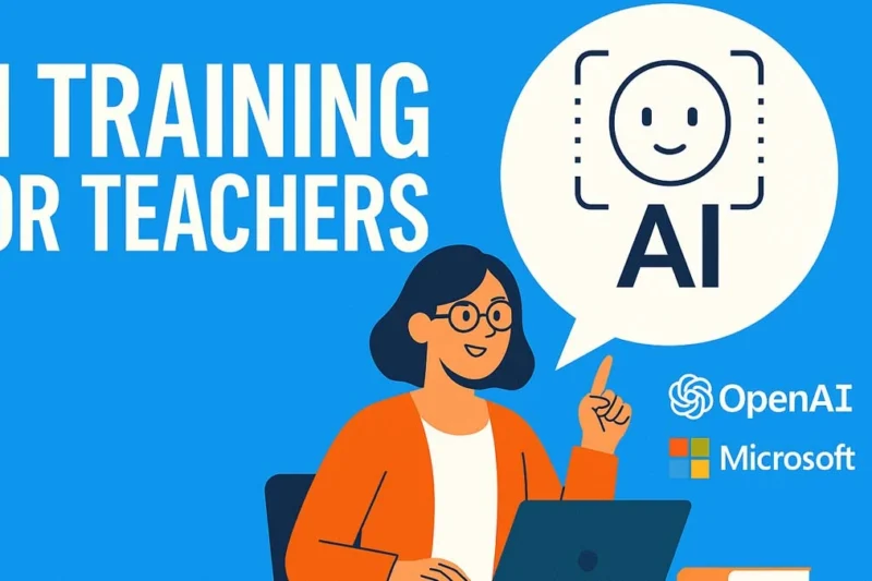 OpenAI and Microsoft Launch New AI Training Program for Teachers