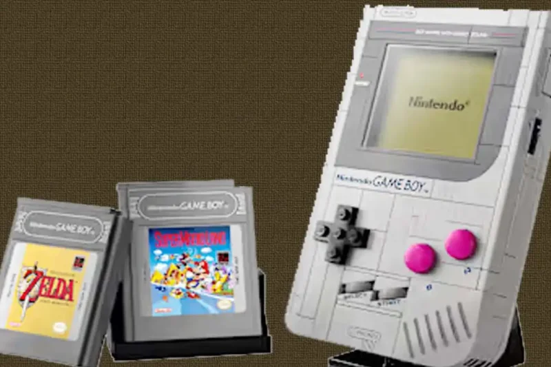 Lego Nintendo Game Boy Lenticular Display