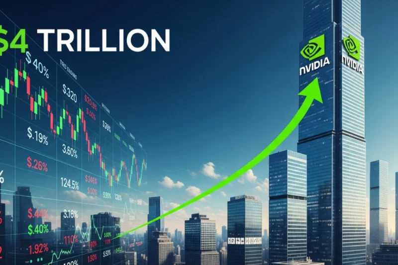 Nvidia Becomes First Public Company to Hit $4 Trillion Market Cap