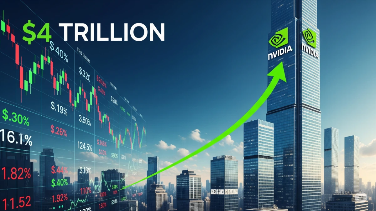 Nvidia Becomes First Public Company to Hit $4 Trillion Market Cap